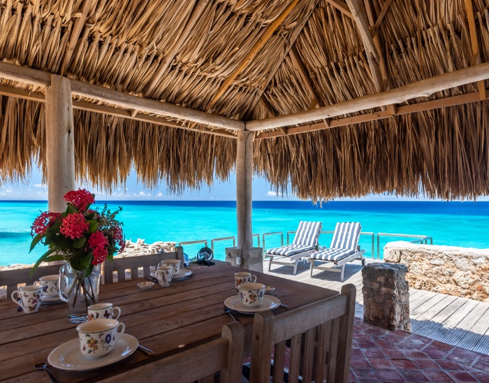 oceanfront villa bonaire op de maze